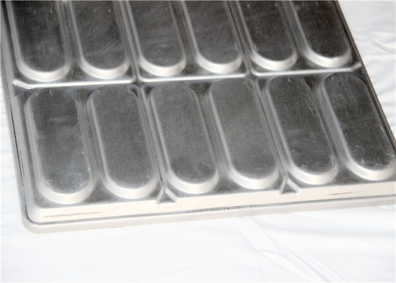 18 Boşluk PTFE 654x535x38mm Hot Dog Bun Fırın Tavası